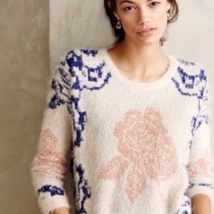 Anthropology La Fee Verte Sweater